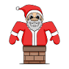 Santa Claus is stuck