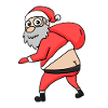 Santa Claus Butt Funny