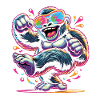 Gorilla with sunglasses
