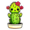 Cute Kawaii Cactus