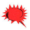 Empty speech bubble