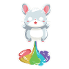 Chinchilla Funny Rainbow Fart