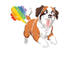 St. Bernard Rainbow Rainbow Fart