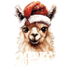 Christmas Alpaca Llama