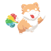Papillon Funny Rainbow Fart