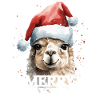 Christmas Llama Alpaca