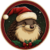 Hedgehog Christmas