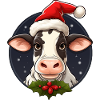 Cows Christmas