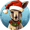 Kangaroos Christmas