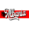 Albania Flag Retro Design