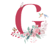 Blumenbuchstabe G - Geschenkidee