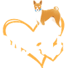 Dog Basenji Heart