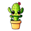 Cute Kawaii Cactus