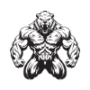 Bear Grizzly Muscles Bodybuilding
