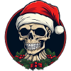 Noël tête de mort