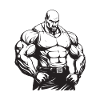 Bodybuilder Muscles Workout Gym