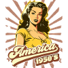America USA 1950s, Pinup, Rock'n'Roll