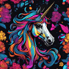 Fantasy Einhorn Pop Art