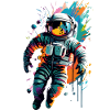 Astronaute dans l’espace spatial - Astronaut Space