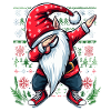 Dabbing Saint-Nicolas Noël moche
