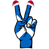 Scotland Flag Christmas Peace Symbol