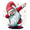 Dabbing Weihnachtsmann Dab Nikolaus