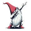 Dabbing Gnome Dab Père Noël