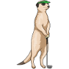 Erdmännchen Golf Golfschläger