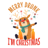 Joyeux ivre à Noël