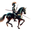 Futuristischer Roboterritter