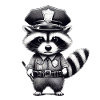 Officer Raccoon - Police