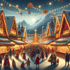 A cozy Christmas market