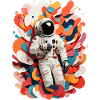 Bunte Astronauten Bild