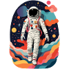 Bunte Astronauten Bild