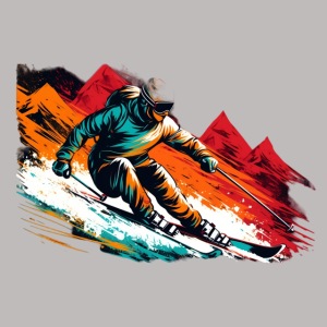 Skier in mountain
