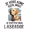 Chien de race Labrador