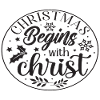 Christmas begins with christ