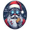 Santa Claus cyberpunk