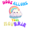 Nuage Arc-en-Ciel Mignon et Mordant