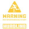 Spontaneously start talking about Hurdling