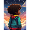 Ciel nocturne Aventure Enfants Design