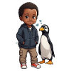 Pinguin Freunde Kind Geschenkidee