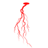 orange red lightning bolt