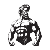 Bodybuilder Muscles Entraînement Gym