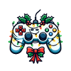 Festive Gamer Controller Holiday Gaming