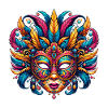 Venetian Carnival Mask