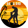 Dawg Dad Sunset Design