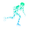 Roller Skating Silhouette Roller Skater