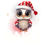 Happy Owlidays Christmas Owls