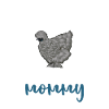 Silkie chicken mom